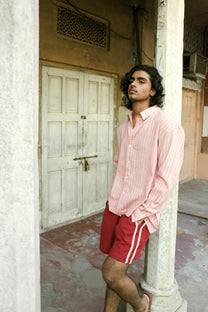 Clay Pink Dobby Shirt