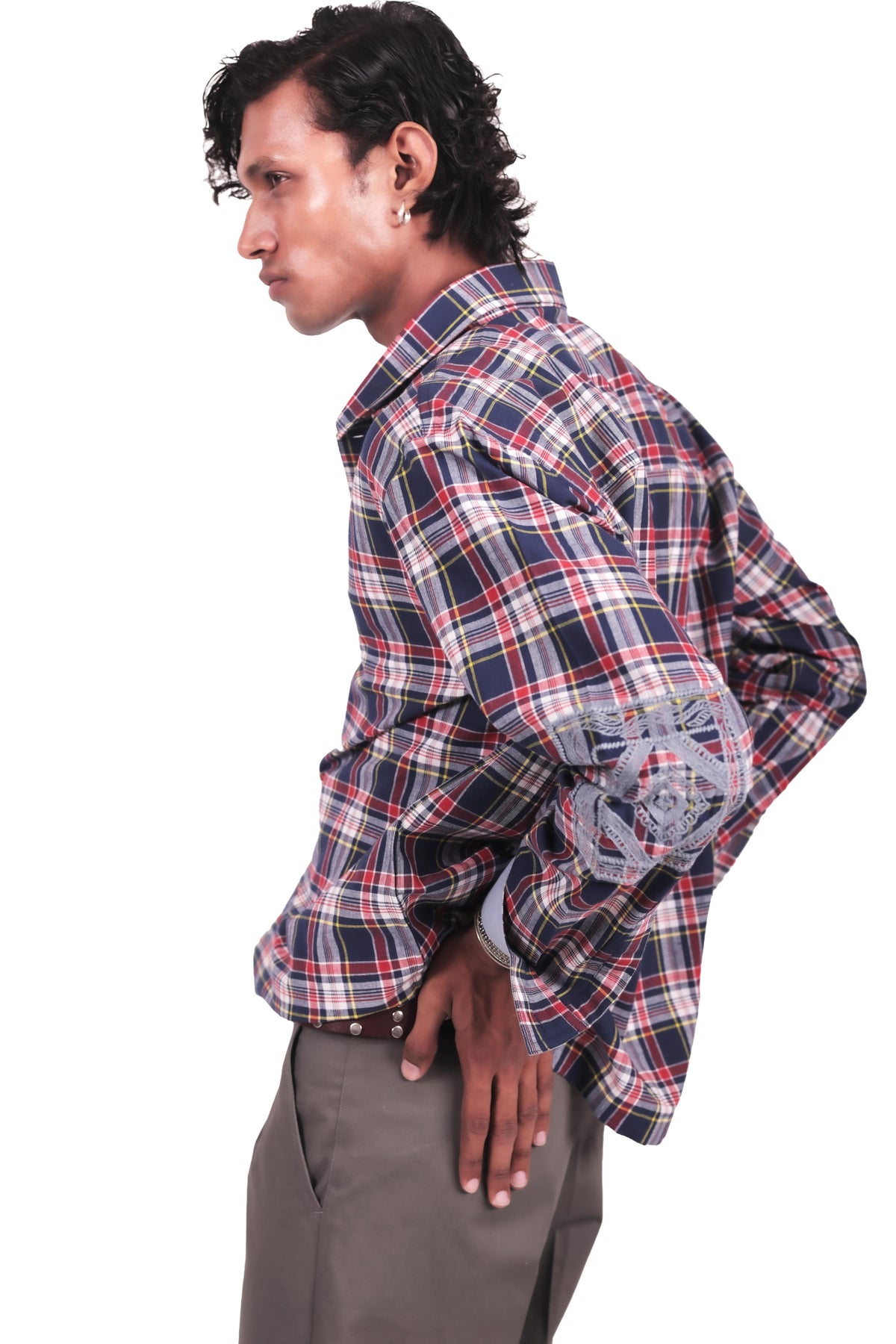 Blue Chowk Embroidered Shirt