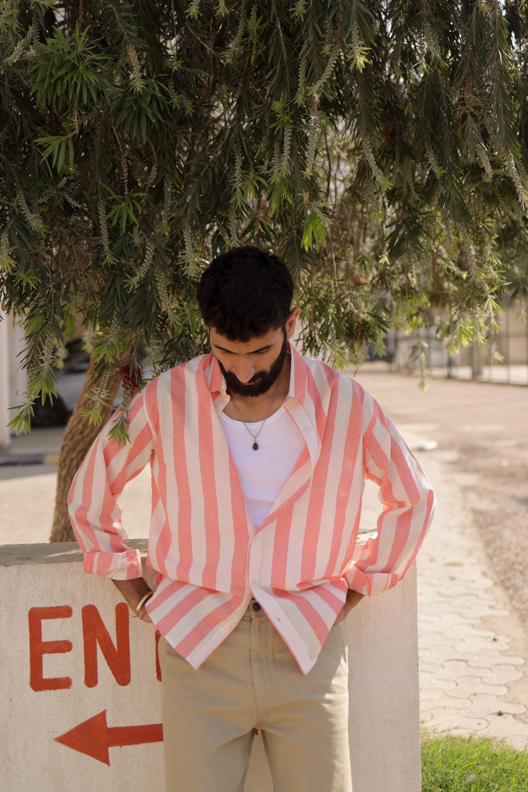 Pink Stripe Summer Shirt